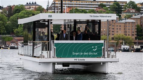 Le ferry électrique à conduite autonome fait son premier voyage à