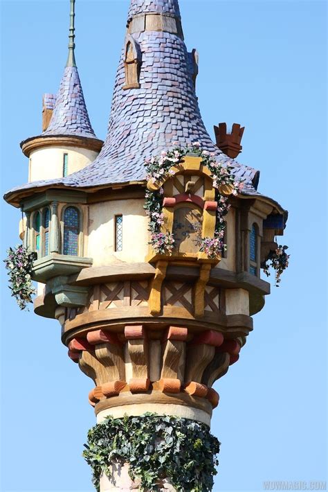 Fantasyland Rapunzels Tower Tangled Tower Disney Imagineering