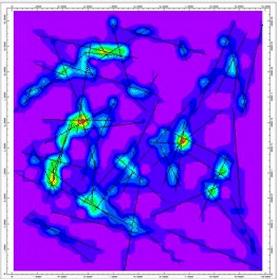 Lineation Grid D And D Contour Maps Of Lineation Frequencies