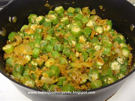 Indian Food Recipes For You Okra Fry Bendakaya Vepudu Vendaikkai