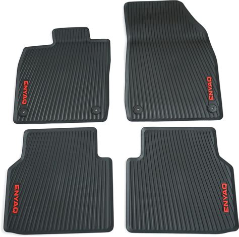 Amazon Fr Skoda 658061502 Lot De 2 Tapis De Sol Avant En Caoutchouc