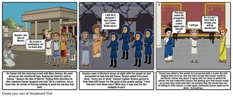 Julius Caesar Storyboard 2 Storyboard By Theonlytommy