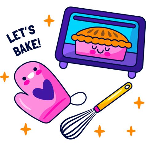 Baking Stickers Free Hobbies And Free Time Stickers