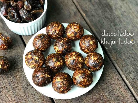 Dates Ladoo Recipe Khajur Laduu Recipe Dates Nuts Laddu Recipe