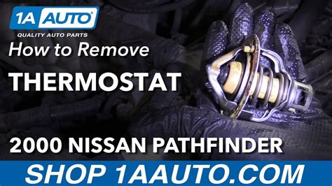 How To Replace Thermostat 96 04 Nissan Pathfinder Youtube