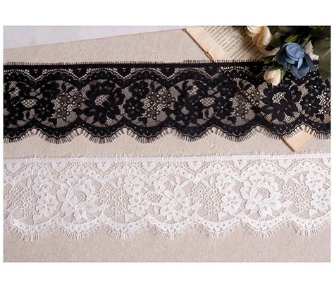 3 Meterslot Black White Soft Eyelash Lace Trim Diy Clothing Underwear