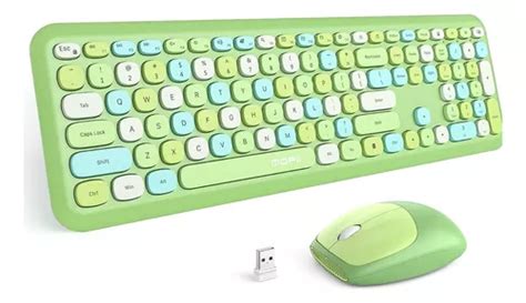 Combo Teclado Y Mouse Inal Mbrico Mofii Colores Env O Gratis