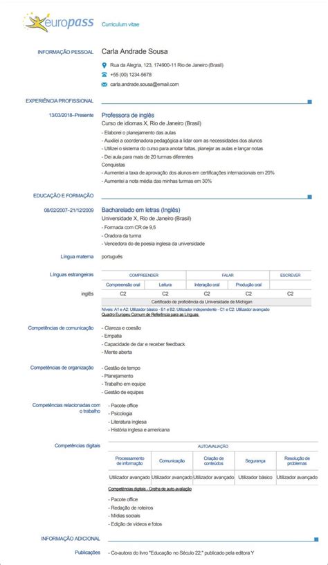 Introducir 76 Imagen Modelo Curriculum Europass Abzlocal Mx