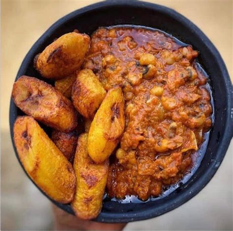 Fried Plantain And Beans Arkcleorich Africa Kitchen