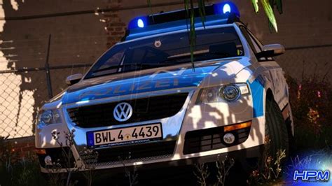 Gta Vw Passat B Variant Polizei Baw Addon Replace Els Mod