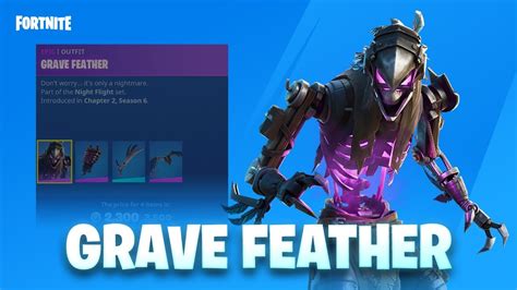 Grave Feather Bundle Showcase Fortnite Item Shop Youtube