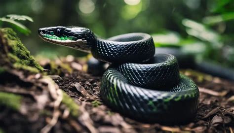 Black Snakes With White Stripes