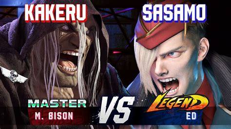 SF6 KAKERU M Bison Vs SASAMO Ed High Level Gameplay YouTube