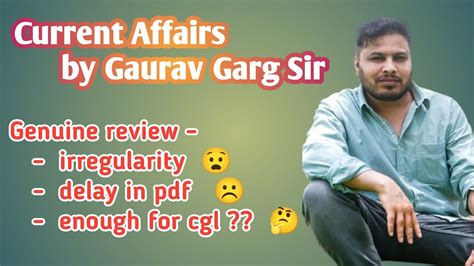 Study Iq Current Affairs By Gaurav Garg Sir Reality Of Paid Course By