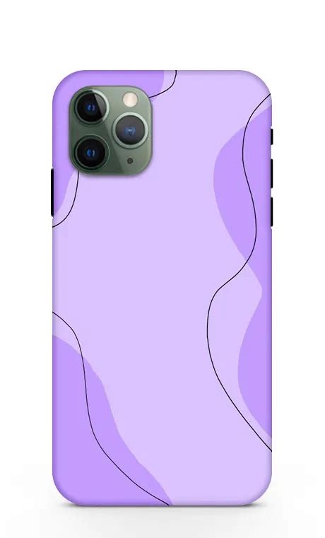 Purple aesthetic Apple Iphone 11 Pro Mobile Cover