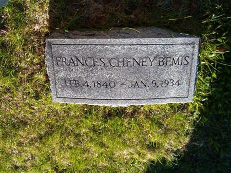 Frances Cheney Bemis 1840 1934 Memorial Find A Grave