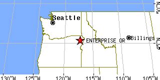 Enterprise, Oregon (OR) ~ population data, races, housing & economy