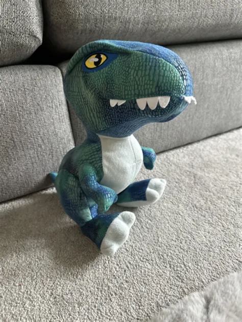 Jurassic World Blue Raptor Dinosaur Plush Soft Toy Approx Film Posh