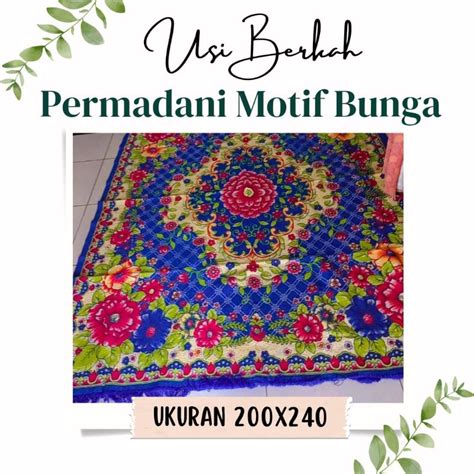 Jual Karpet Permadani Jaguar Turkey Motif Bunga Shopee Indonesia