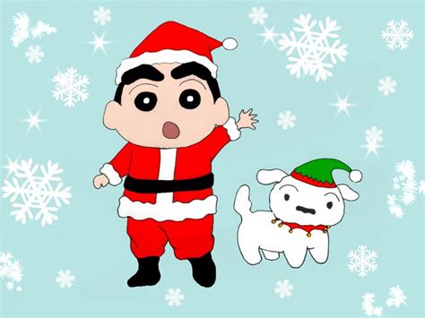 Shin Chan Y Nevado Navidad