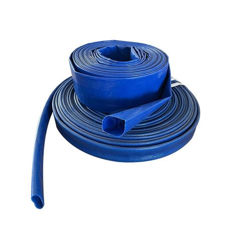 3 100mm PVC Blue Layflat Hose China PVC Layflat Water Hose And PVC