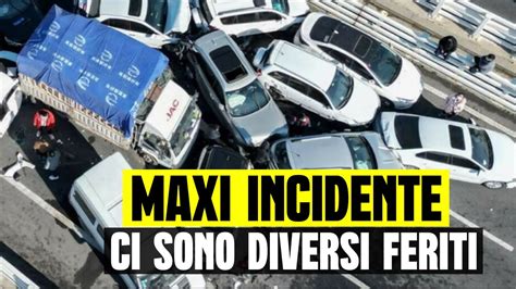 Maxi Incidente Sulla Superstrada Ci Sono Diversi Feriti E Auto