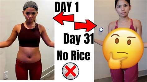 No Rice Challenge 4 Weeks Of No Rice And This Happen To My Body Struggle Is Real Youtube