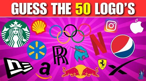 Guess The Logo Quiz Can You Guess All 50 Correctly Youtube