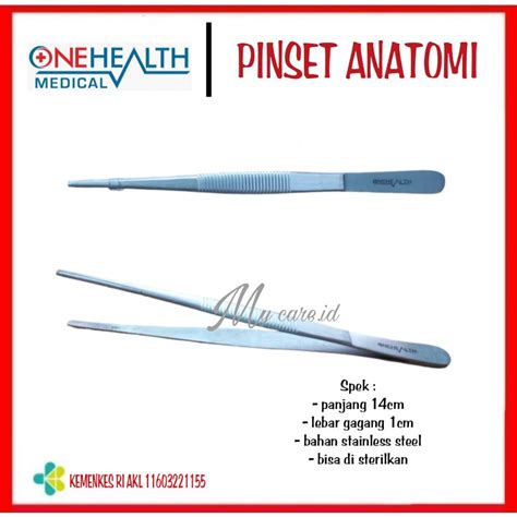 Jual LynCare Pinset Anatomi 14cm Pinset Chirugis 14 Cm Pincet Medis