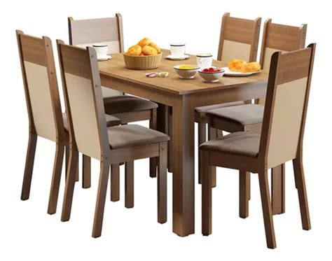 Juego De Comedor Con Mesa Y Sillas Rectangular Madesa Honduras Color