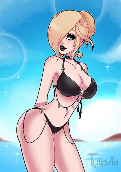 Bikini Rosalina By Tulipsie Super Mario Know Your Meme