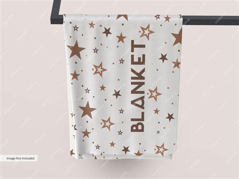 Premium Psd Hanging Cozy Blanket Mockup Template