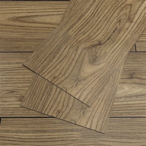 Veelike 6x36 Brown Oak Wood Peel And Stick Floor Tile For Bathroom Kitchen 36 Pack 54 Sq