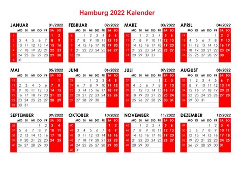 Ferien Hamburg Kalender Pdf The Beste Kalender