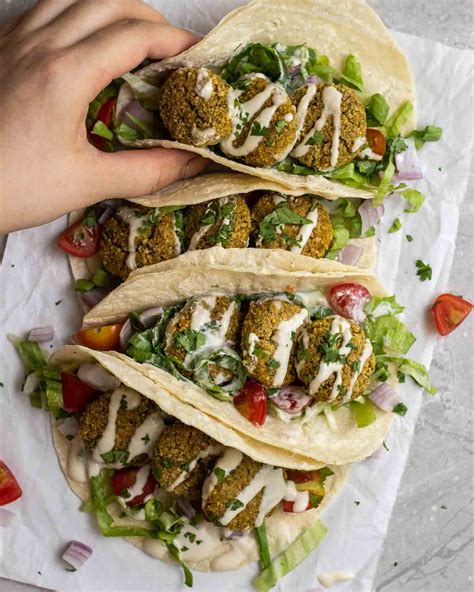 Easy Falafel Tacos – My Plantiful Cooking