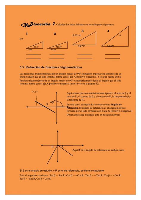 Unidad 9 Utilicemos La Trigonometria Pdf