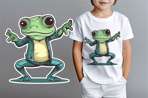 Cartoon Frog is Dancing Graphic by goatteam.std · Creative Fabrica