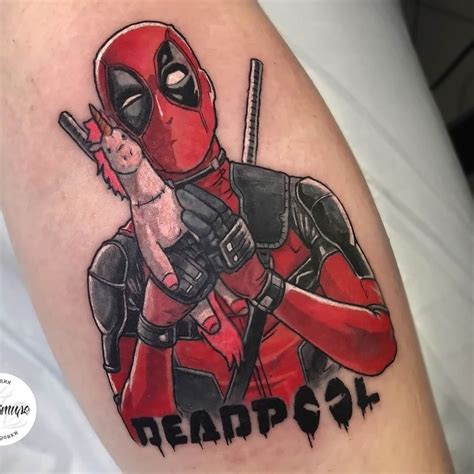 Updated 30 Deadpool Tattoos With Attitude Deadpool Tattoo Tattoos Marvel Tattoos