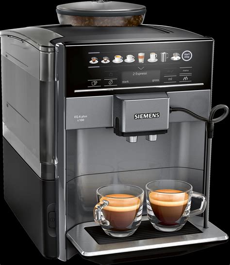 Siemens Kaffee Vollautomat Eq Plus S Silber Te De