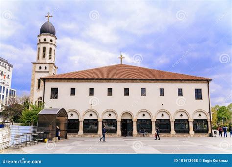 La Iglesia De Crkva Sv Bogorodica En Skopje Macedonia Foto De Archivo