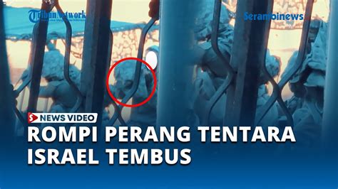 Rompi Perang Israel Tembus Diserang Pasukan Al Qassam Sejumlah Tank