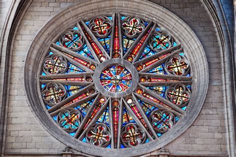 Stained Glass Rose Window A Rayonnant Gothic Rose Window I… Flickr