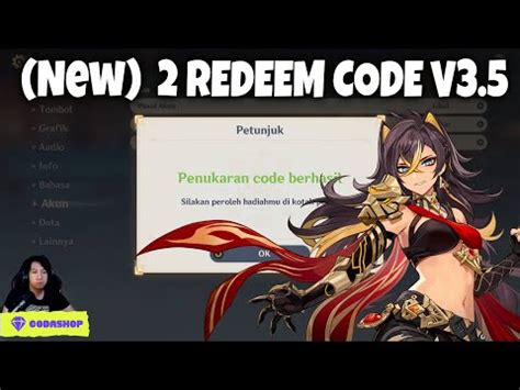 Buruan 2 Redeem Code Terbaru Primogems Genshin Impact V3 5