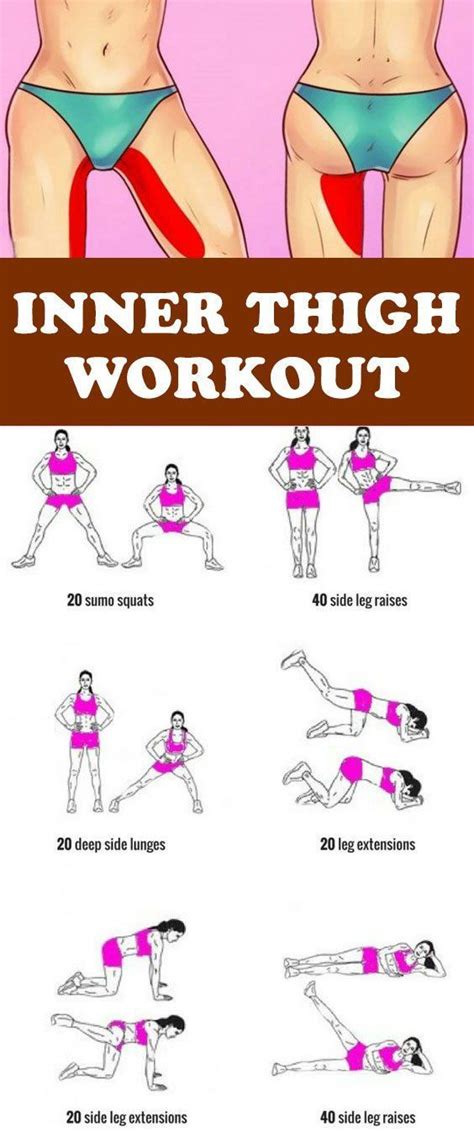 10 Minute Inner Thigh Workout To Try At Home Sports Inner Thigh Workout Thigh Exercises