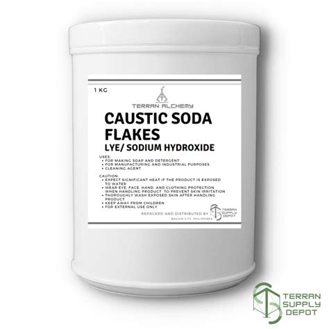 Caustic Soda Flakes Lye Sodium Hydroxide 1 Kilo Bottle Lazada Ph