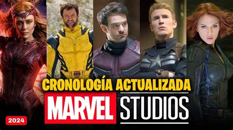 2024 Cronología MARVEL STUDIOS ORDEN CORRECTO de las SERIES y