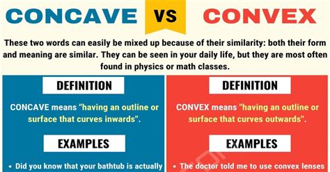 Concave Vs Convex Interesting Differences Between Convex Vs Concave