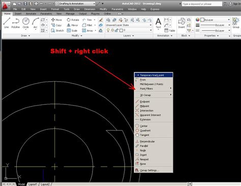 Autosnap And Autotrack Autocd 2012 Desain Autocad Paket Murah