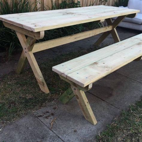 Cross Leg Picnic Table Buildeazy Picnic Table Picnic Wood Screws