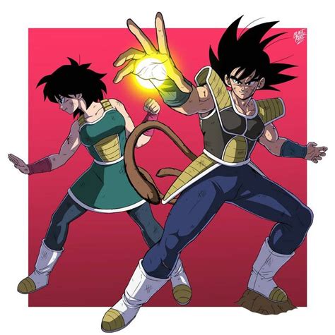 Bardock X Gine Commission By Peculiardoc On Deviantart Dragon Ball